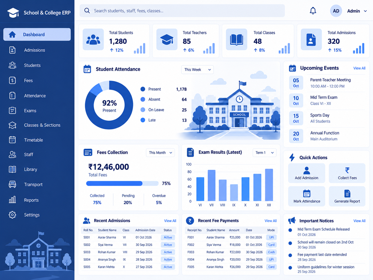 School & College ERP